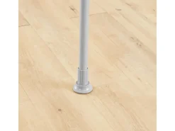 SoBuy Garderoben^Teleskop Kleiderständer mit 4 Kleiderstangen Garderobenständer Grau KLS03-II-HG