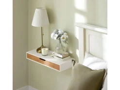 SoBuy Wandregale^Wandschrank Hängeschrank Wandgarderobe mit Schublade FRG93-WN