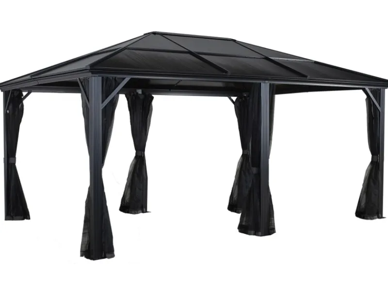 Sojag Pavillon Meridien 12 x 16 Anthrazit 365 cm x 485 cm x 270 cm