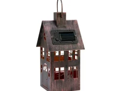 Laternen^Solar-Dekolaterne Haus LED 20,5 cm x 10 cm x 10 cm