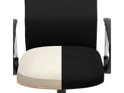 Songmics Stühle^Bürostuhl Ergonomisch Höhenverstellbar Neigbar Schwarz