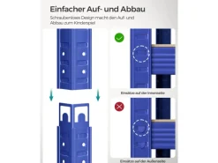Songmics Kellerregale^Lagerregal 50 cm x 100 cm x 200 cm Blau