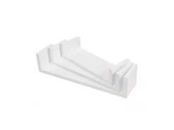 Songmics Wandregale|Regale Massivholz^Schweberegal 3er Set Weiß