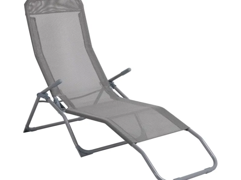 Kissen^Sonnenliege Pando Klappbar 141 cm x 61 cm x 57-95 cm