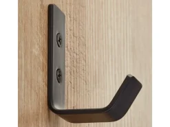 SOTECH Garderoben^Kleiderhaken LOXTEN 60 x 20 x 45 mm Echt Edelstahl Schwarz