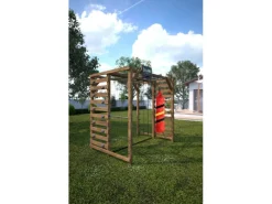 Soulet Leitern^Holz-Kletterturm Olympic Odin 216 cm x 153 cm x 209 cm Braun FSC®