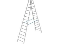 Krause Klapptritte^Stabilo Sprossen-Doppelleiter 2 x 14 Sprossen