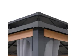 Sunjoy Türvorhänge|Vorhänge^Vorhang für Zedernholz Gazebo 300 cm x 300 cm