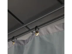 Sunjoy Türvorhänge|Vorhänge^Vorhang für Zedernholz Gazebo 300 cm x 300 cm