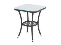 SVITA Kissen^Brooklyn Bistro Gartenmöbelset 3-tlg. Rattan Outdoor Gartenlounge