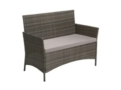 SVITA Brooklyn Polyrattan Sitzgruppe Lounge Gartenmöbel Set