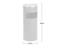 SVITA Malerbedarf^30L Standaschenbecher Eimer Aschenbecher Mülleimer Ascher 60x25cm