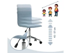 SVITA Linus Schreibtischstuhl Kinder Drehstuhl Stoffbezug