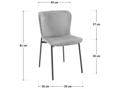 SVITA Stühle^Mary 2er Set Esszimmerstuhl Polsterstuhl Ohne Armlehnen Samt Dunkelgrün/Schwarz