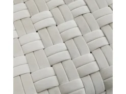 SVITA Sessel^Poppy Hocker Sitzpouf Geflochten Sitzhocker Fußhocker Für Sessel Samt