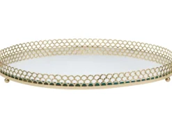 Vasen|Dekorative Figuren^Tablett Blush Bordeaux Ø 30 cm