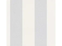 Tadessi Dekorative Tapeten^Tapete Streifen Romeo M1 No 2041 Vliestapete Überstreichbar Grau Weiß
