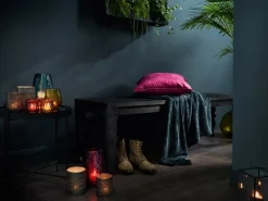 Teelichthalter Dark Wonder Grün 7,2 cm x Ø 8 cm