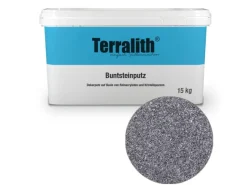 Terralith Buntsteinputz Mosaikputz 1mm -15 kg- BSP1081 Schwarz