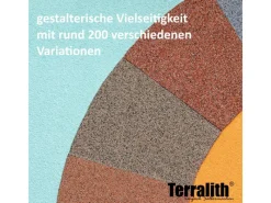 Terralith Außen-Fassadenfarben^Buntsteinputz Mosaikputz 2mm -15 kg- BSP110 Weiss Grau