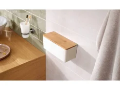 Tesa Weißlacke^Baboo Aufbewahrungsbox Medium Weiß mit Deckel