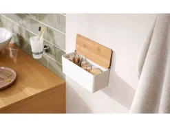 Tesa Weißlacke^Baboo Aufbewahrungsbox Medium Weiß mit Deckel