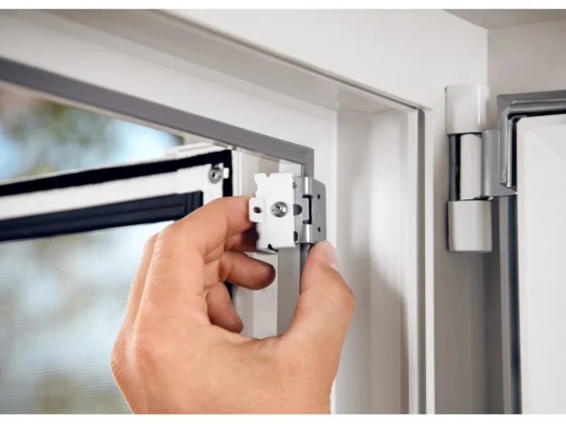 Tesa ® Fliegengitter Adapter-Set für faltbare Alu-Türrahmen Falt