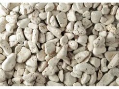 Scherf Zimmerbrunnen^Travertinkiesel Creme Caramel 15 - 25 mm 10 kg PE-Sack