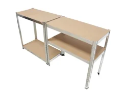 TRUTZHOLM Metallregale|Kellerregale^Schwerlastregal 160x80x40 cm 2er Set