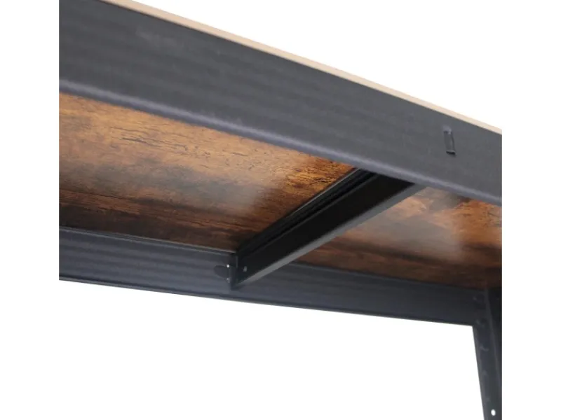 TRUTZHOLM Büroregale^2x Wohnzimmerregal 150x75x30 cm Dunkel Traglast je 650 kg