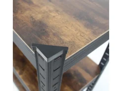 TRUTZHOLM Büroregale^2x Wohnzimmerregal 150x75x30 cm Dunkel Traglast je 650 kg