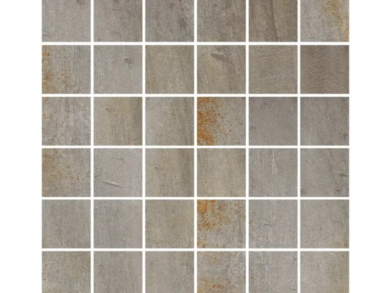 Mosaik^Vabene Mosaikfliese Metallica Feinsteinzeug Silver 30 cm x 30 cm