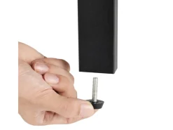 Eckregale^Vasagle Eckregal 4 Ebenen 34 cm x 34 cm x 125 cm Braun-Schwarz