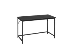 Tische^Vasagle Schreibtisch 60 cm x 120 cm x 75 cm Schwarz