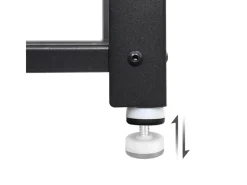 Regale Schwarz|Sitzbänke^Vasagle Schuhbank mit 2 Gitterablagen 30 cm x 73 cm x 45 cm Braun-Schwarz