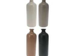 Vasen^Vase Porzellan Flaschenform Länglich Ø 8,3 cm x 22,5 cm Farbauswahl