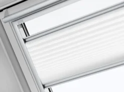 Velux Plissees^Plissee manuell FHL S04 1016S Weiß