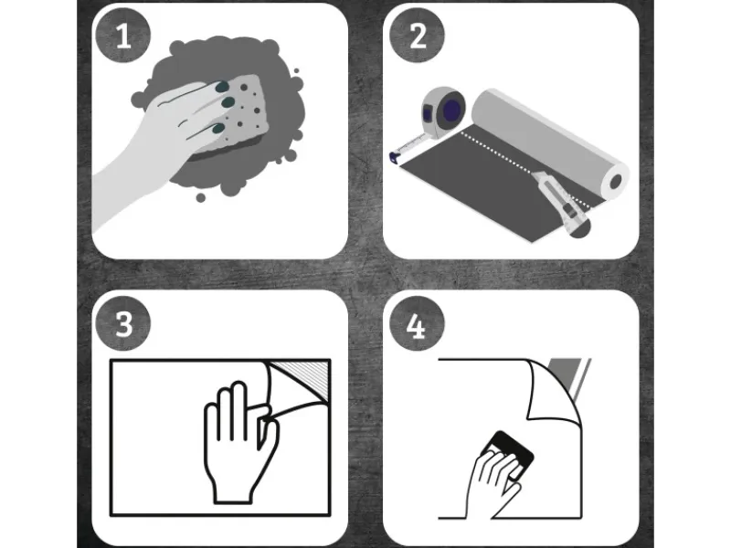 Venilia Klebefolien^Klebefolie Polygon Gold 45 cm x 200 cm