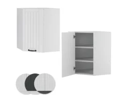 Eckregale^Vicco Eckhängeschrank Fame-Line Küchen-Eckschrank Landhaus/ 57 cm