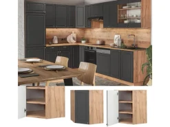 Eckregale^Vicco Eckhängeschrank Fame-Line Küchen-Eckschrank -Gold/Goldkraft Eiche 57 cm