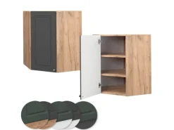 Eckregale^Vicco Eckhängeschrank Fame-Line Küchen-Eckschrank -Gold/Goldkraft Eiche 57 cm