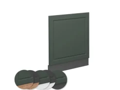 Schränke^Vicco Frontblende Fame-Line Grün-Gold Landhaus/Anthrazit 60 cm ohne Arbeitsplatte