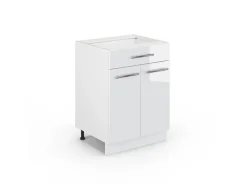 Vicco Küchenunterschrank Fame-Line Hochglanz/ 60 cm mit Schublade ohne Arbeitsplatte