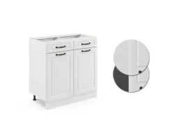 Schränke^Vicco Küchenunterschrank R-Line Landhaus/ 80 cm ohne Arbeitsplatte