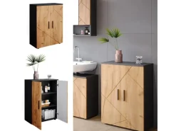 Vicco Midischrank Irma Anthrazit/Goldkraft 60 x 81 cm