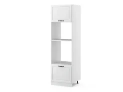 Regal Weiß^Vicco Mikrowellenschrank R-Line Küchenregal für die Mikrowelle Landhaus/ 60 cm