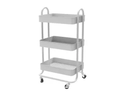 Regal Weiß|Schränke^Vicco Rollregal Tron Rollbare Küchen-Minibar 46x79 cm