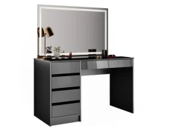 Vicco Schminktisch Sherry 120 cm mit LED-Spiegel