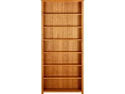 Bücherregale^vidaXL Bücherregal 7 Fächer 90x22,5x200 cm Massivholz Eiche
