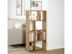 vidaXL Bücherregal Artisan-Eiche 60x20x120 cm Holzwerkstoff 858155